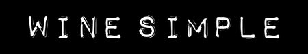 Text 'WINE SIMPLE' in white on a black background